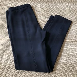 Theory Navy Cigarette Work Pant